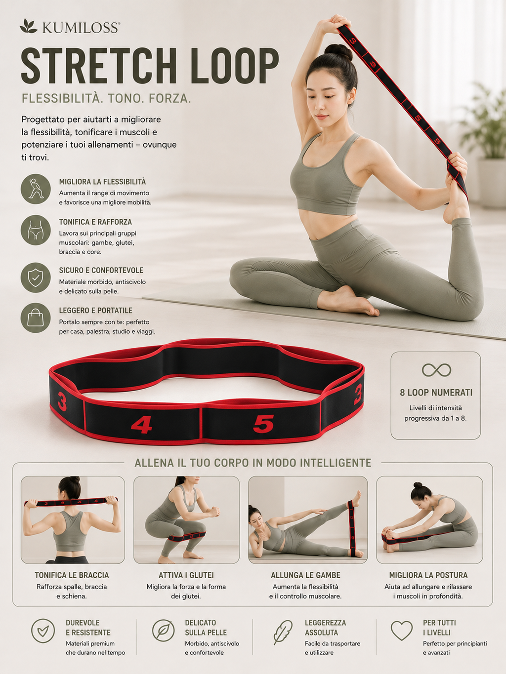 KUMILOSS Stretch Loop