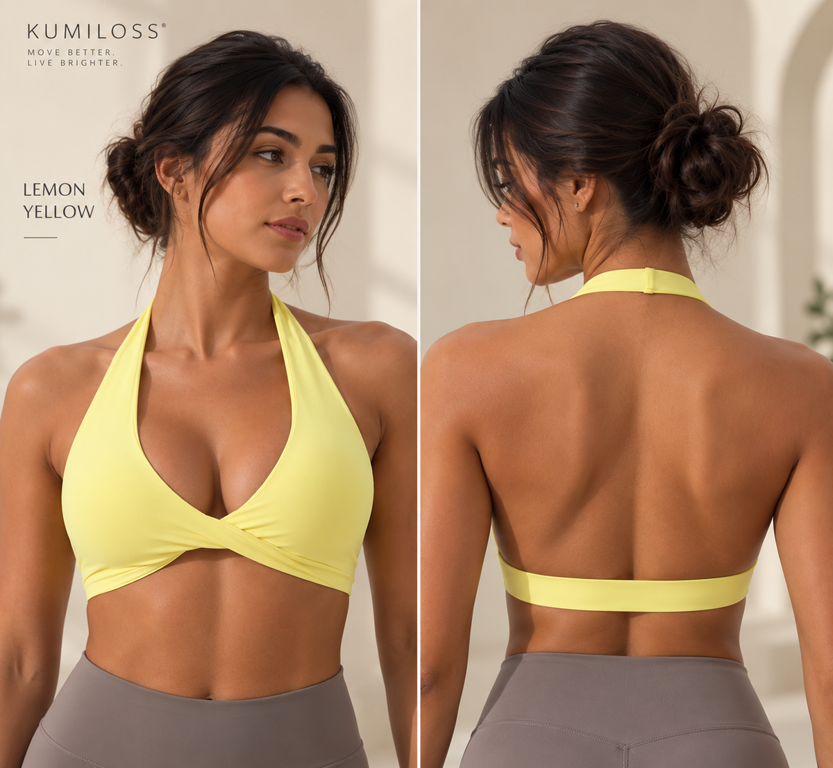 KUMILOSS Sculpt Halter Bra