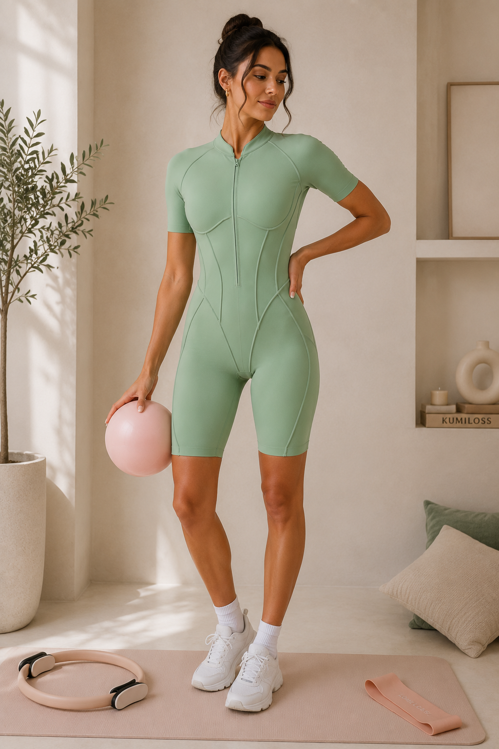 KUMILOSS Sculpt Seamless Jumpsuit